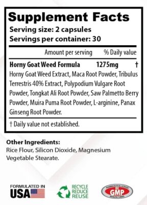 Hornygoatweed and maca