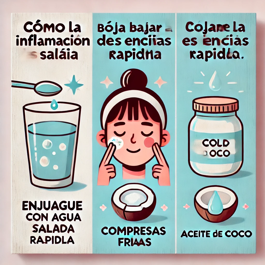 como bajar la inflamación de las encías rápidamente